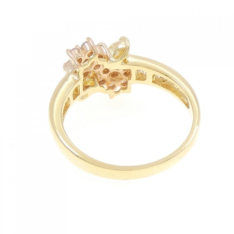 Nhẫn kim cương hoa K18YG/K18PG 0.80CT 673041