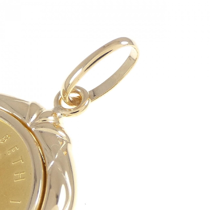 K18YG(枠) Đồng xu Mặt dây chuyền - Hàng hiệu Authentic 867280