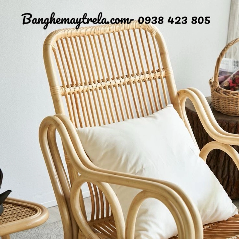 Ghế bập bênh mây 499612
