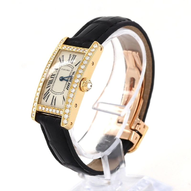 Cartier Tank Americaine SM YG/Cross D WB707231 YG Quartz - Hàng hiệu Chính hãng 876634