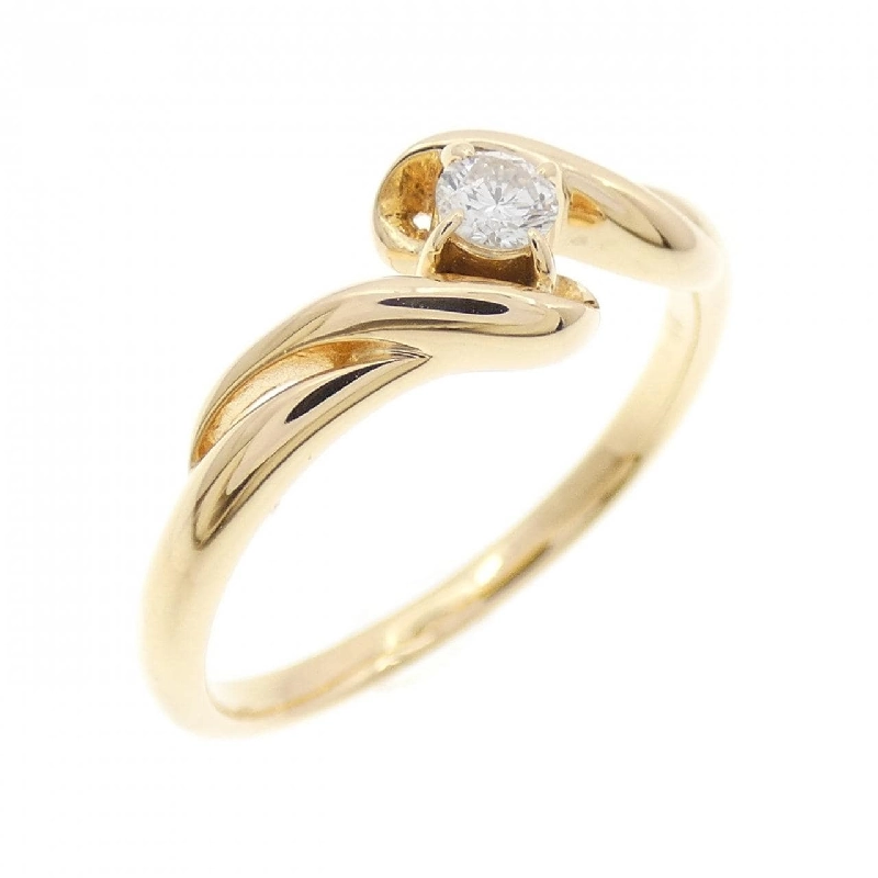 Nhẫn kim cương K18YG 0.08CT - Hàng hiệu chính hãng 853602