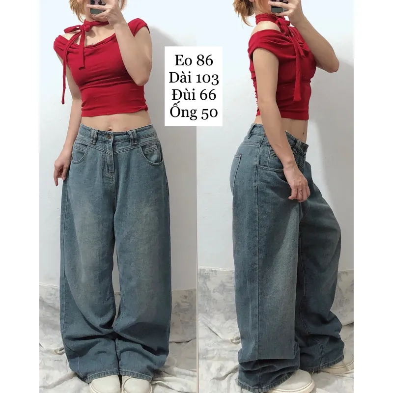 Quần jeans suông  999834