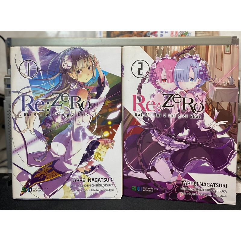 Combo Re:zero - Bắt Đầu Lại Ở Thế Giới Khác Tập 1 + Tập 2 (Bộ 2 Cuốn) kèm PK 489638