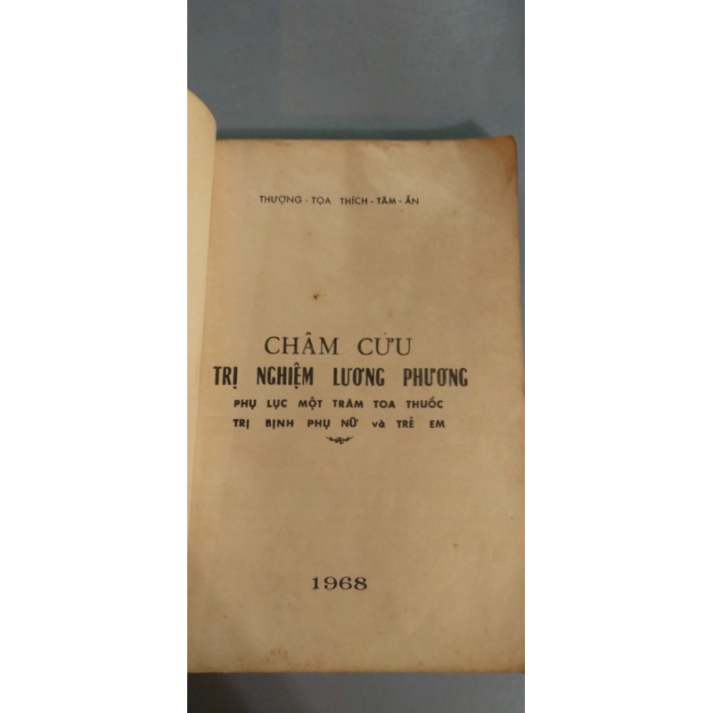 CHÂM CỨU TRỊ NGHIỆM LƯƠNG PHƯƠNG 222831