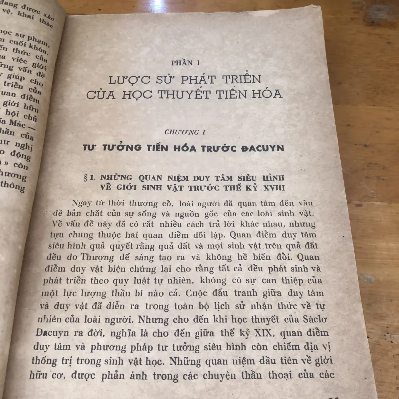 Học thuyết Tiến Hoá tập 1  1030052