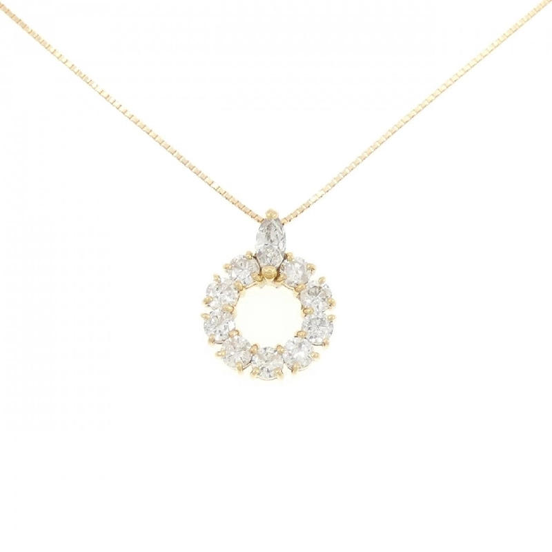 K18YG Dây chuyền kim cương 1.00CT - Hàng hiệu Chính hãng 863956