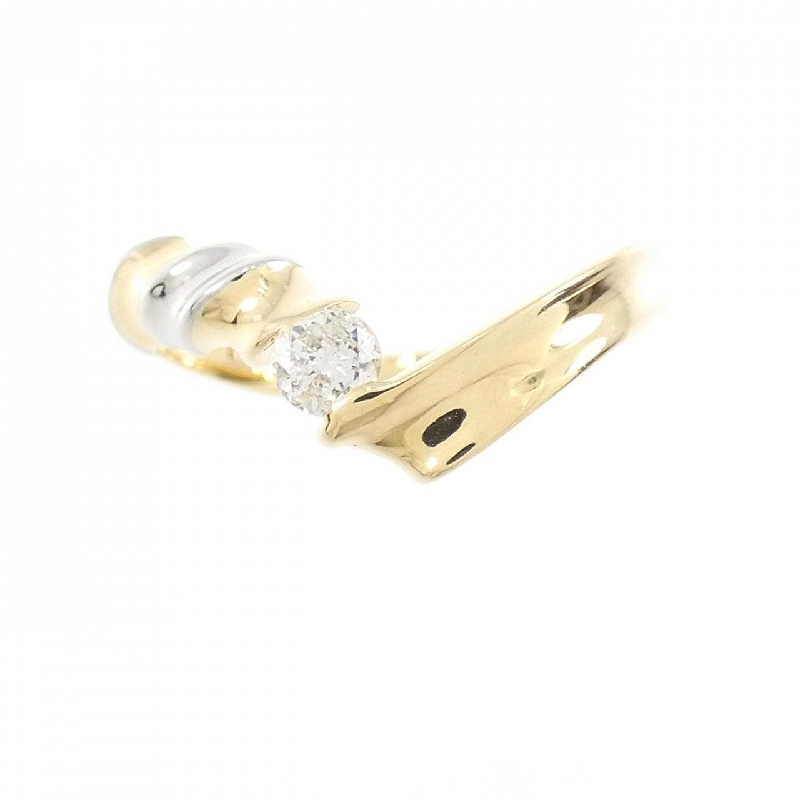 Nhẫn kim cương K18YG/PT 0.13CT - Hàng hiệu Authentic 859933