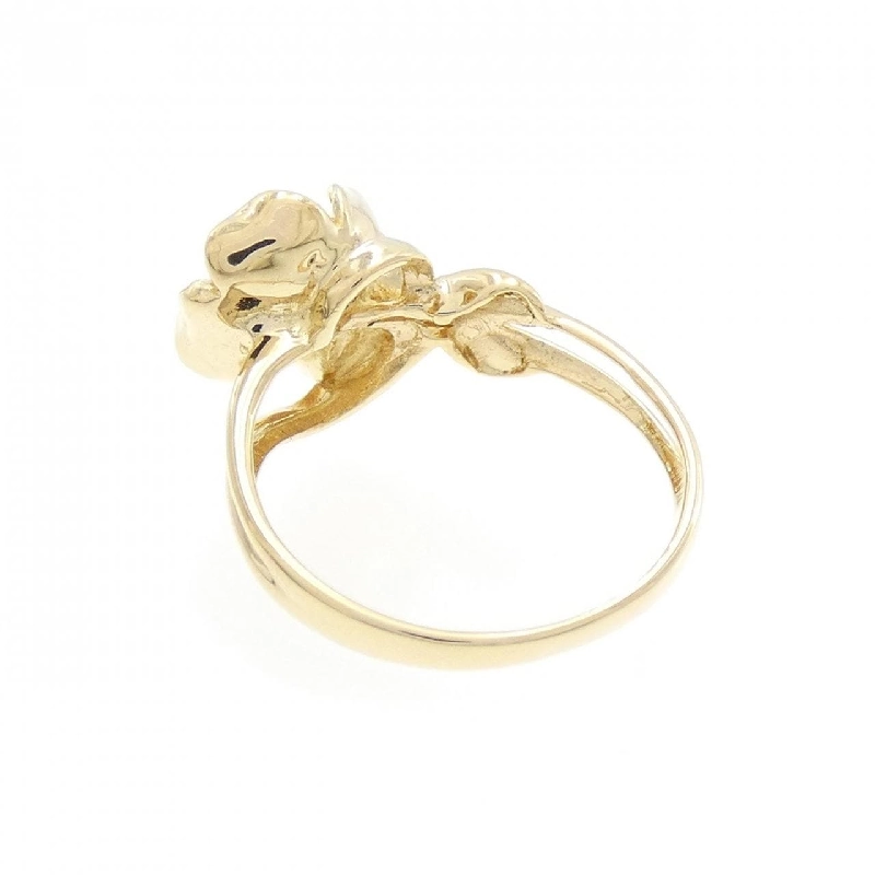 Nhẫn kim cương hoa K18YG 0.029CT 672990