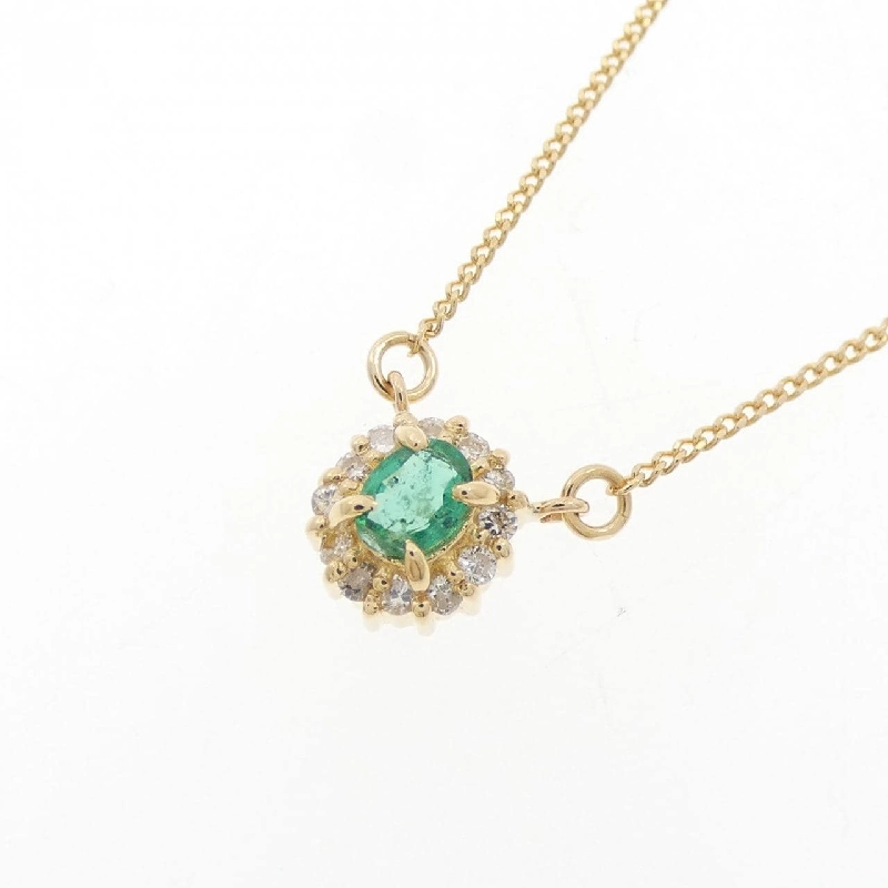 K18YG Emerald Necklace - Hàng hiệu Authentic 865982
