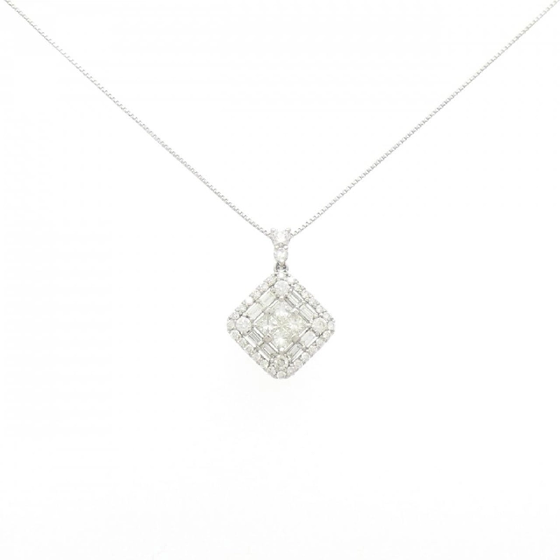 Dây chuyền kim cương PT900/PT850 0.80CT - Hàng hiệu Authentic 867599
