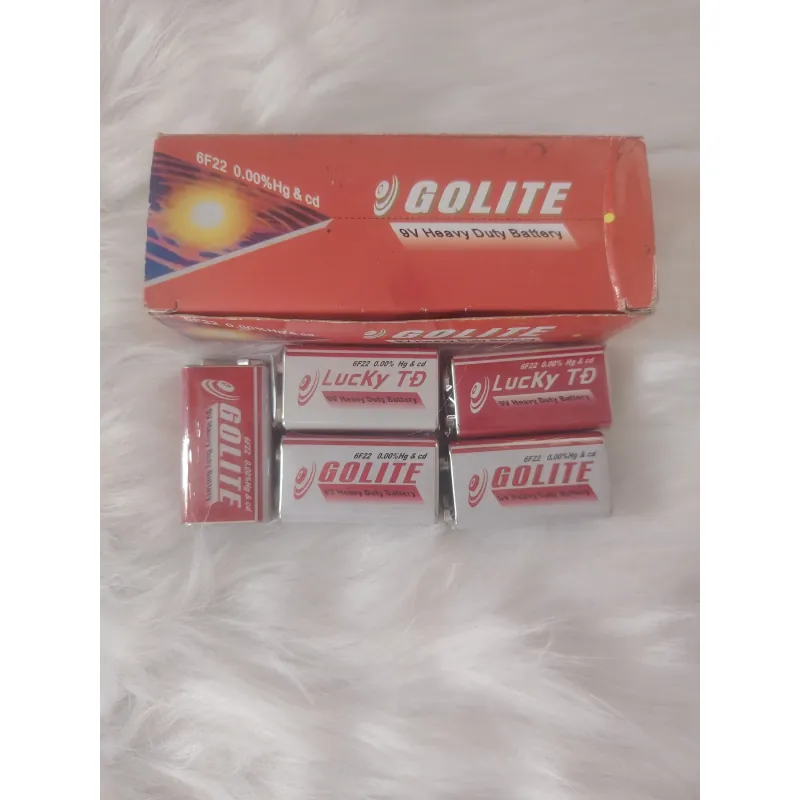 Thanh lý lô 5 pin 9V 6F22 Heavy Duty – pin tồn kho 971685