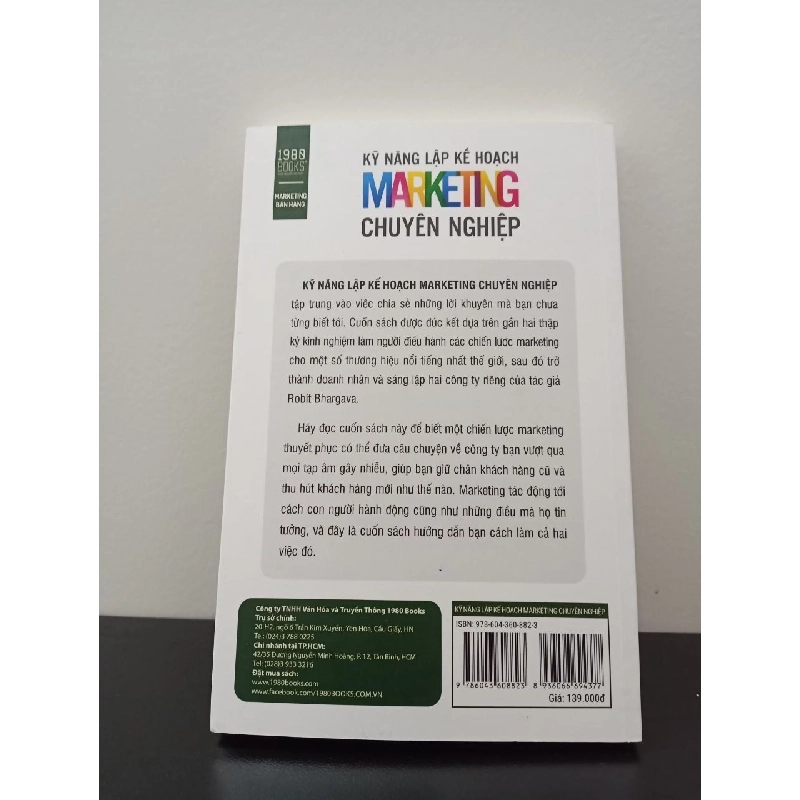 Kỹ Năng Lập Kế Hoạch Marketing Chuyên Nghiệp Rohit Bhargava New 100% HCM.ASB2202 910876