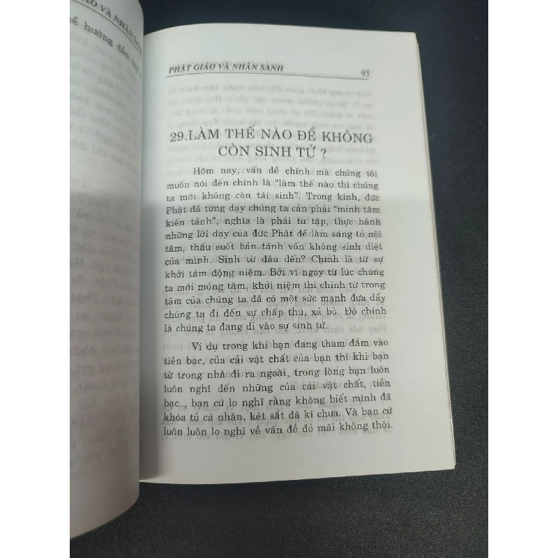 Phật Giáo Và Nhân Sanh pháp sư Huệ Luật mới 90% (bẩn nhẹ) 2005 HCM1304 tôn giáo 913774