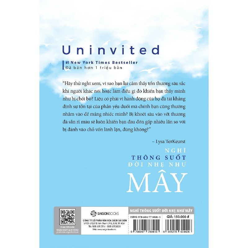 Uninvited - Nghĩ Thông Suốt, Đời Nhẹ Như Mây - Lysa Terkeurst 184107