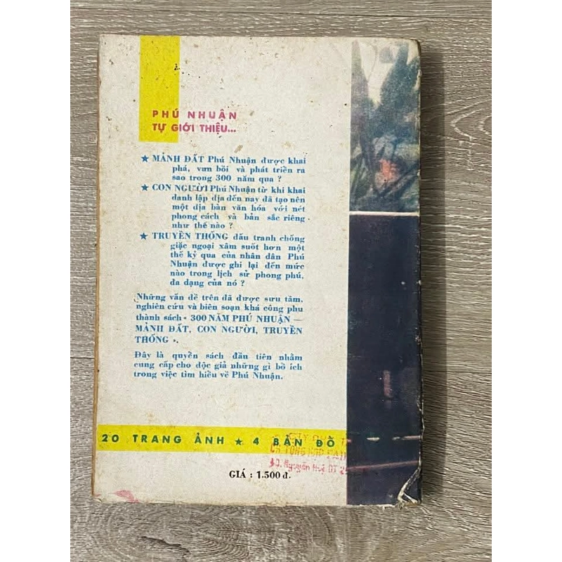 300 năm Phú Nhuận - Mảnh đất - Con người - Truyền thống (Trần Bạch Đằng, 1989) 479809