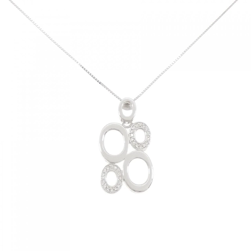 K18WG Dây chuyền kim cương 0.20CT - Hàng hiệu Authentic 865394