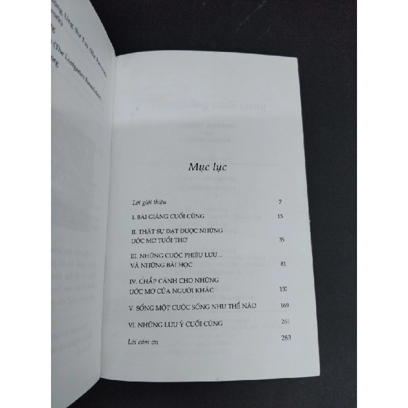 Bài giảng cuối cùng mới 80% ố 2009 HCM2811 Randy Pausch KỸ NĂNG 353534