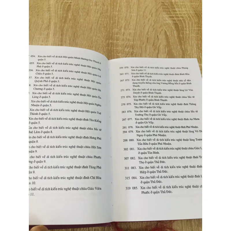 DI TÍCH LỊCH SỬ - VĂN HOÁ Ở THÀNH PHỐ HỒ CHÍ MINH  1006340