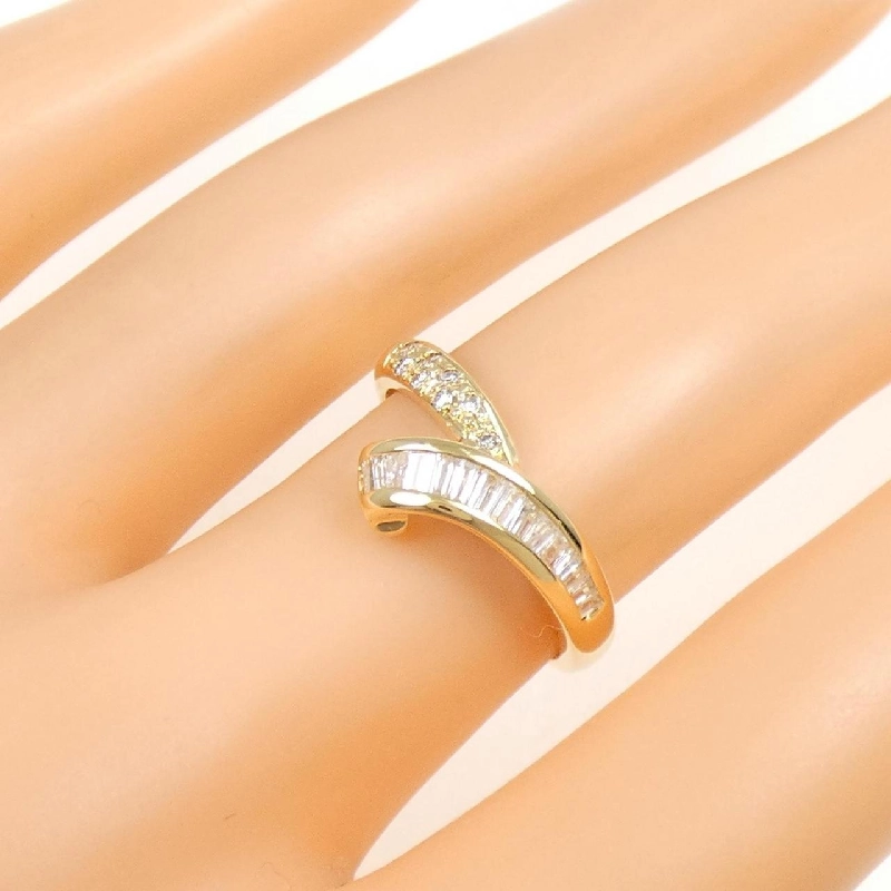 Nhẫn kim cương K18YG 0.36CT - Hàng hiệu chính hãng 854216