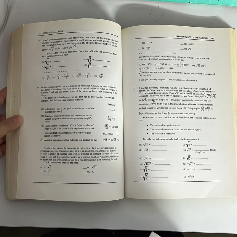 Sách tiếng Anh - Practical Algebra – A Self-Teaching Guide (Second Edition) - Sách toán 600968