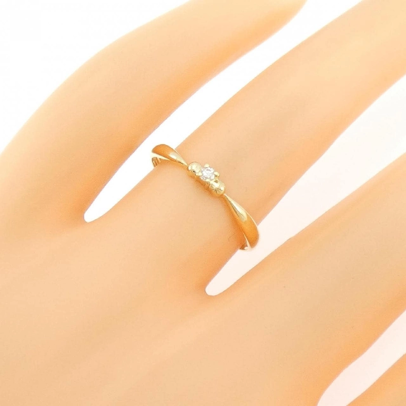 Nhẫn kim cương K18YG 0.03CT - Hàng hiệu Authentic 850785