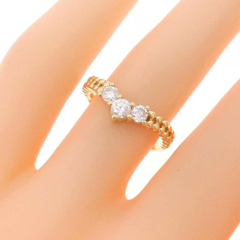 Nhẫn kim cương K18YG 0.34CT - Hàng hiệu Authentic 853724