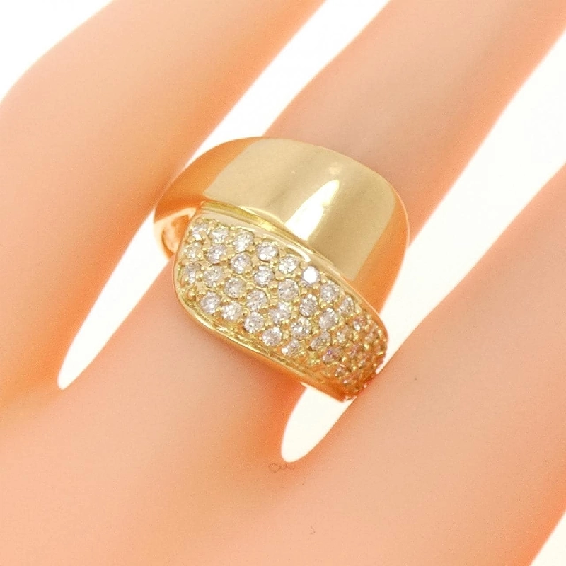Nhẫn kim cương Pavé K18YG 0.61CT 673035