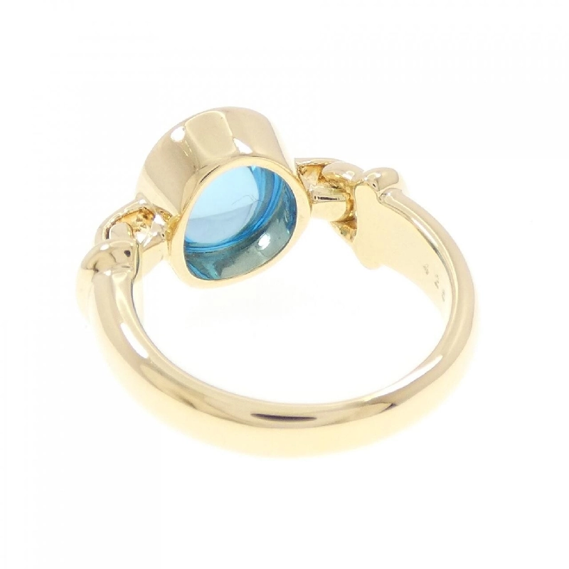 Nhẫn Blue Topaz K18YG 4.25CT 668586