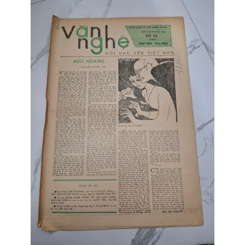 Báo Văn nghệ Số 23 (1587) - Phạm Hoa, Vũ Duy Thông - Báo văn học nghệ thuật 960270