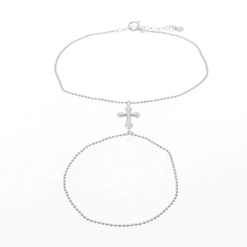 K18WG Nhẫn đeo tay chéo - Hàng hiệu Authentic 873816