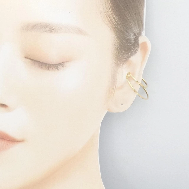 K18YG Khuyên tai một bên - Hàng hiệu Authentic 873411