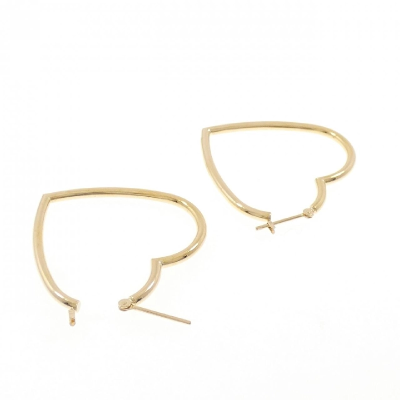 K18YG Bông tai hình trái tim - Hàng hiệu Chính hãng 871306