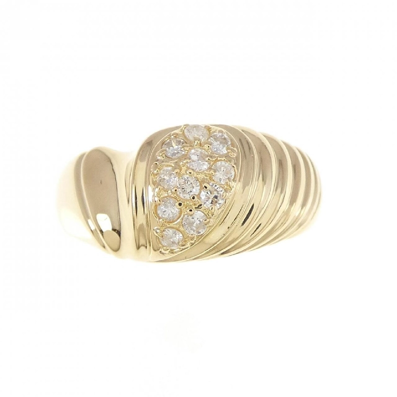 Nhẫn kim cương K18YG 0.16CT 672090