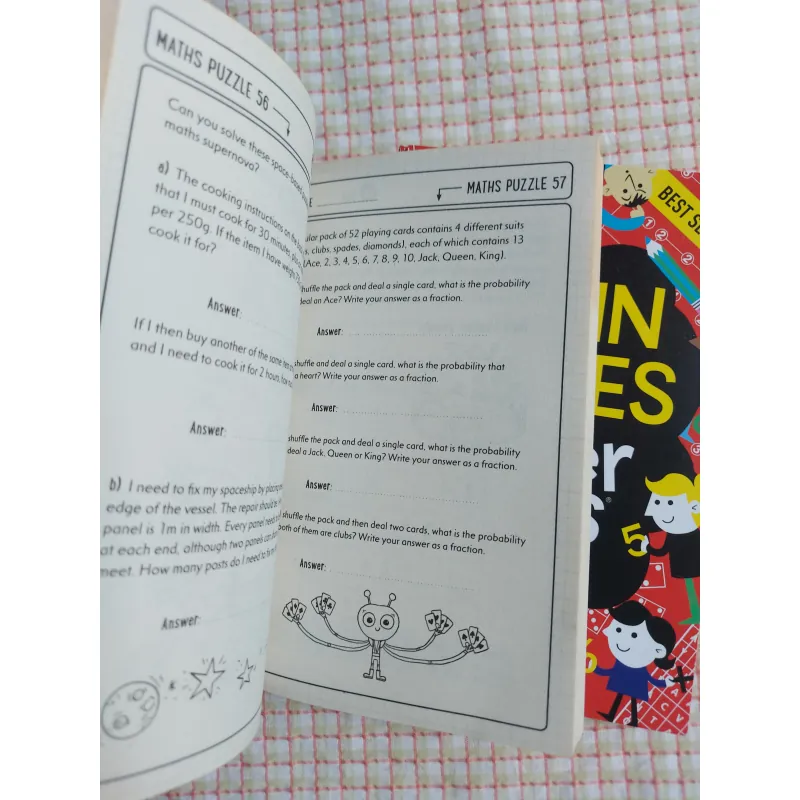 COMBO 2 CUỐN - BRAIN GAMES FOR CLEVER KIDS
& MATHS GAMES FOR CLEVER KIDS 974957