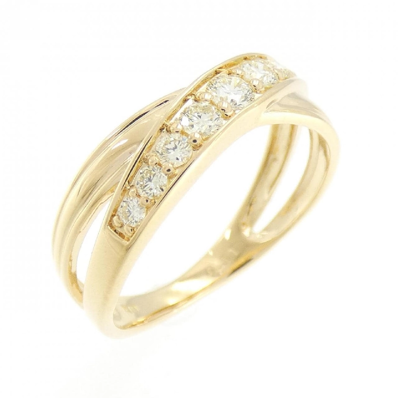 Nhẫn kim cương K18YG 0.31CT 671490