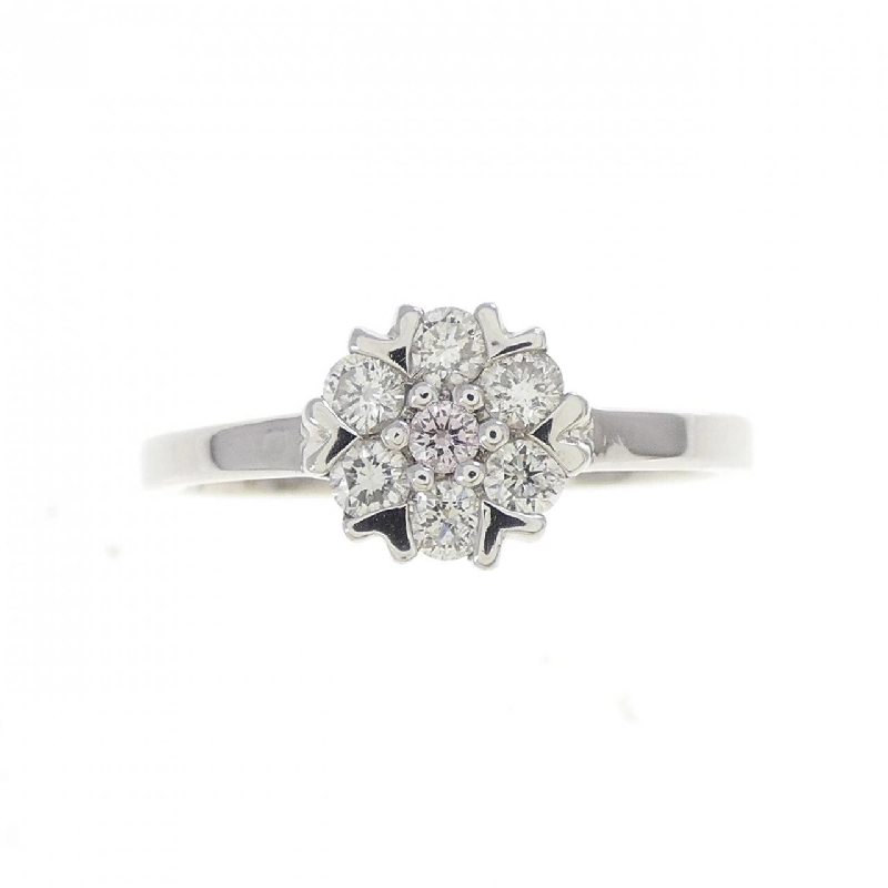 Nhẫn kim cương hồng PT900 hoa 0.02CT - Hàng hiệu Authentic 851203