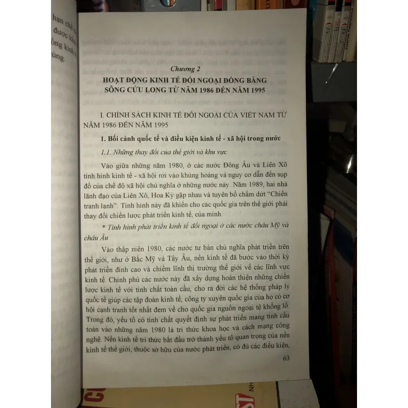 Kinh tế đối ngoại đồng bằng sông Cửu Long thời kỳ đổi mới kinh nghiệm và triển vọng  596140