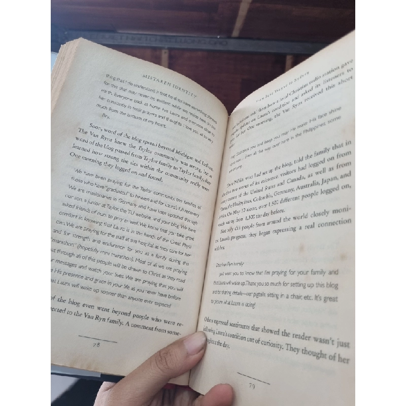 MISTAKEN IDENTITY : Two Families, One Survivor, Unwavering Hope - Don & Susie Van Ryn 146575