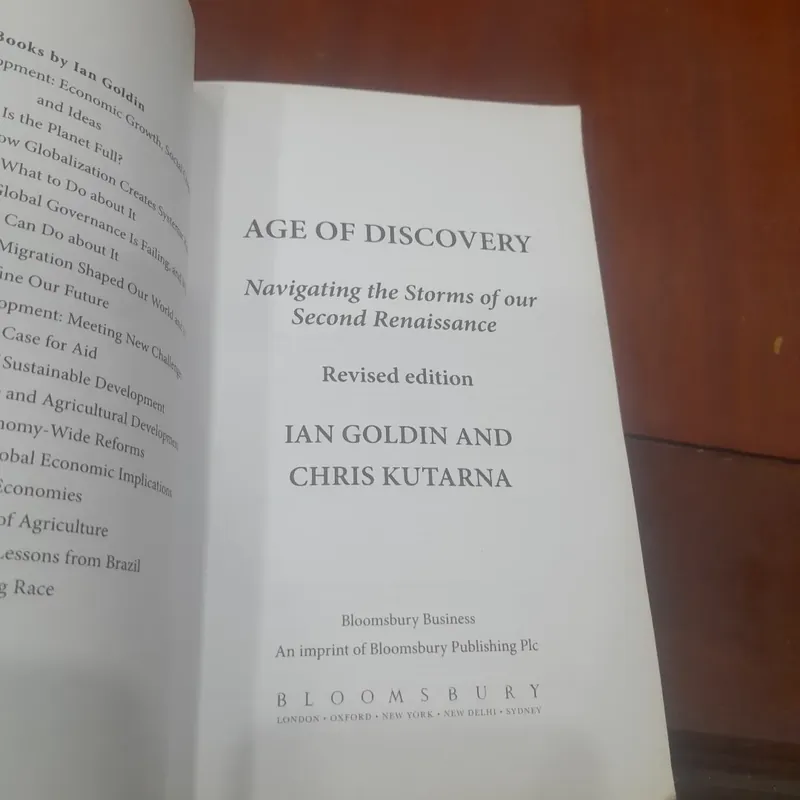 Ian Goldin & Chris Kutarna - AGE OF DISCOVERY 674900
