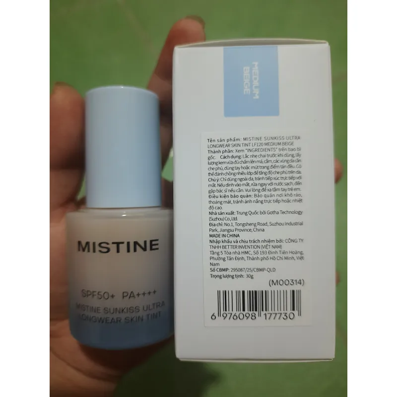 Kem nền chống nắng MISTINE màu LF120 1031174