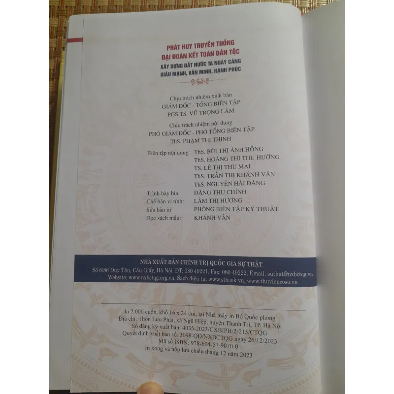 NGUYỄN PHÚ TRỌNG - PHÁT HUY TRUYỀN THỐNG ĐẠI ĐOÀN KẾT... 755800