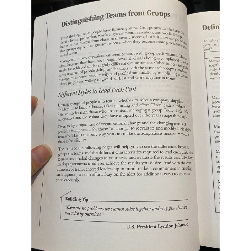 Team Building 4th Edition : An Exercise in Leadership - Maddux & Wingfield 448991