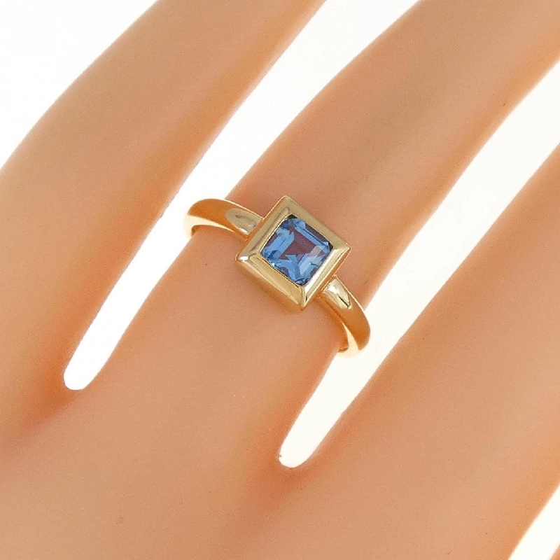 Nhẫn Blue Topaz K18YG - Hàng hiệu Chính hãng 857088