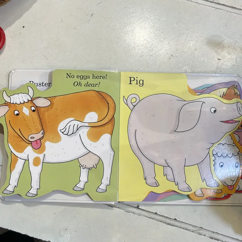 NGOẠI VĂN : Rod Campbell - OH DEAR! Farm animal shapes  1027449