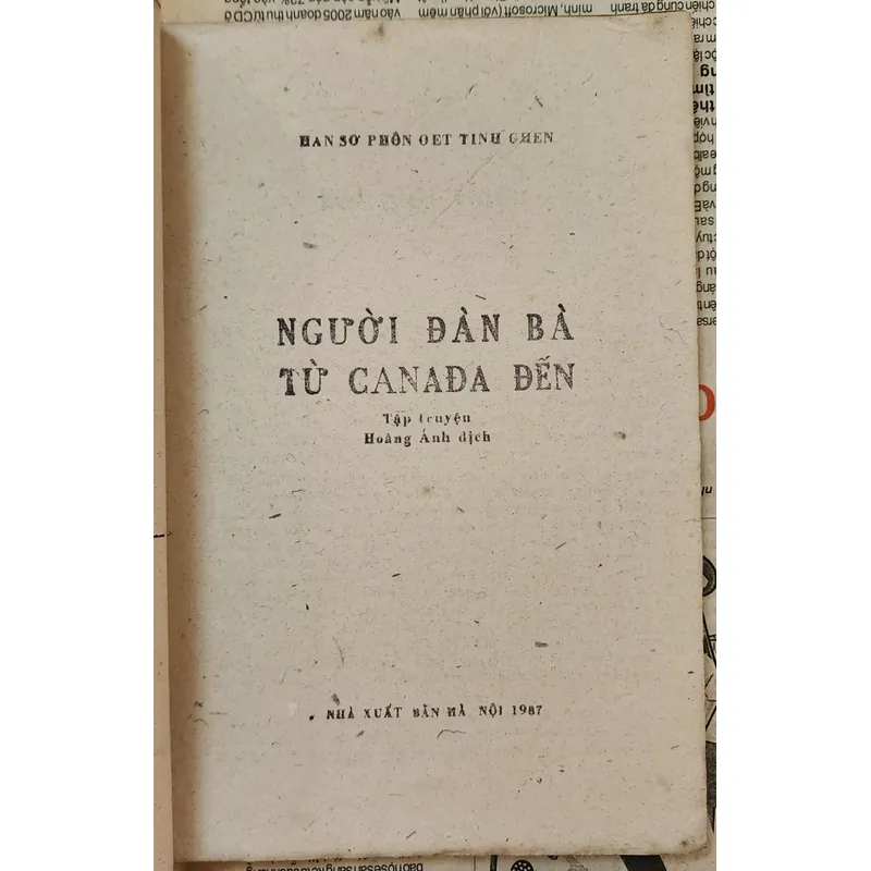 Tập truyện Người đàn bà từ Canada đến 708997