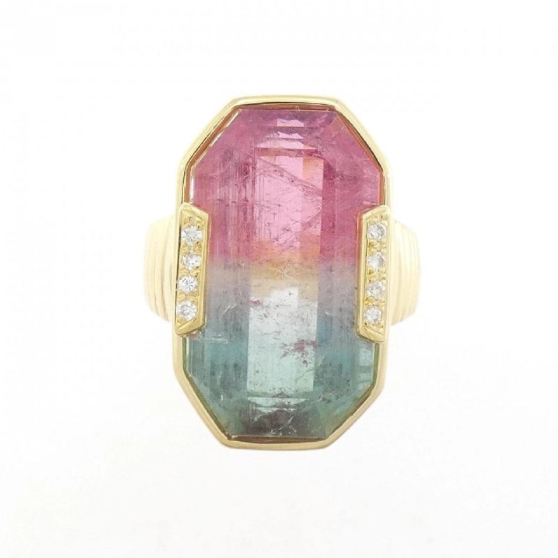 Nhẫn Tourmaline K18YG 14.66CT - Hàng hiệu Chính hãng 852678