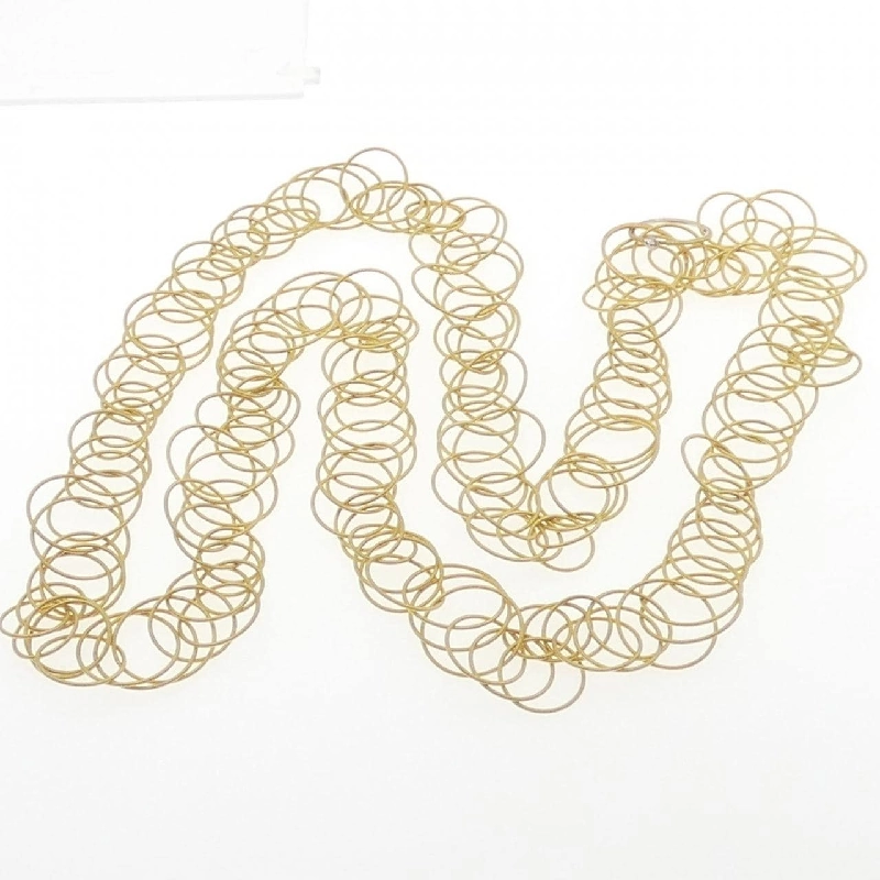 Nhà thiết kế Gianmaria Buccellati 750YG/750WG Dây chuyền - Hàng hiệu Authentic 843750