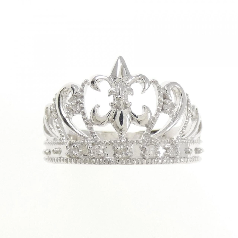 Nhẫn kim cương K14WG Tiara - Hàng hiệu Chính hãng 847083