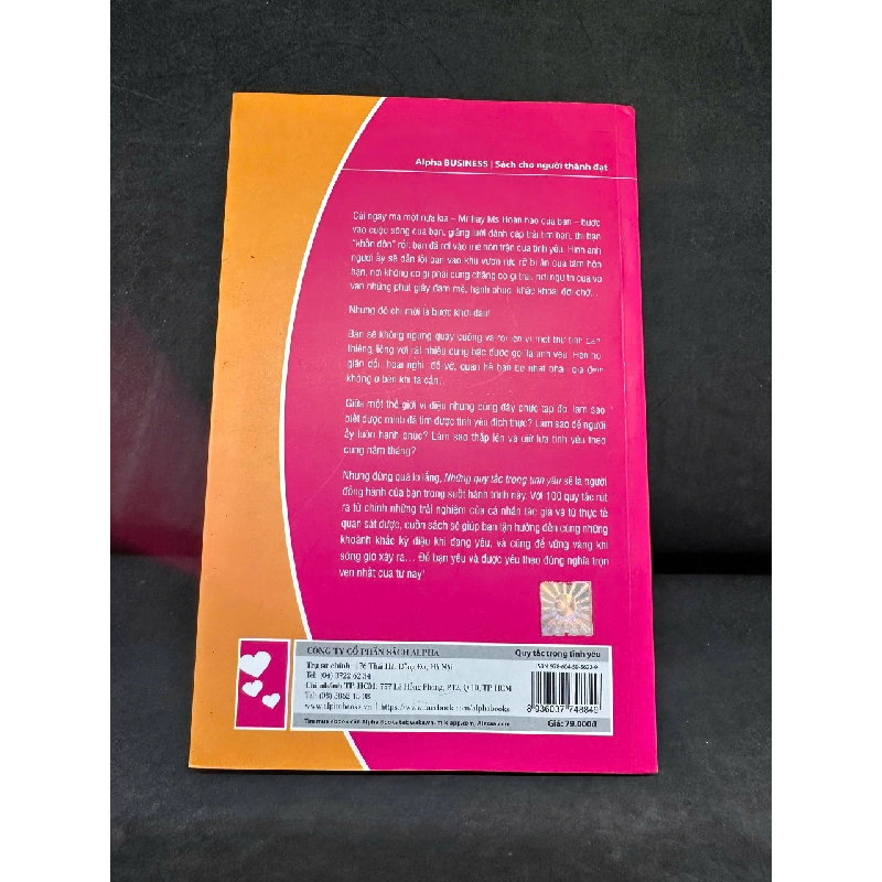 [Phiên Chợ Sách Cũ] Những Quy Tắc Trong Tình Yêu, 2016 - Richard Templar H1604-SBM-1 1019510