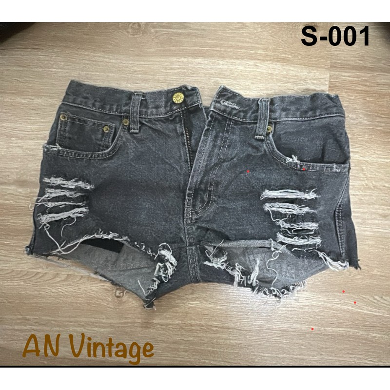 Quần short jean-001. Size M. Màu đen. Mới 99% 69034